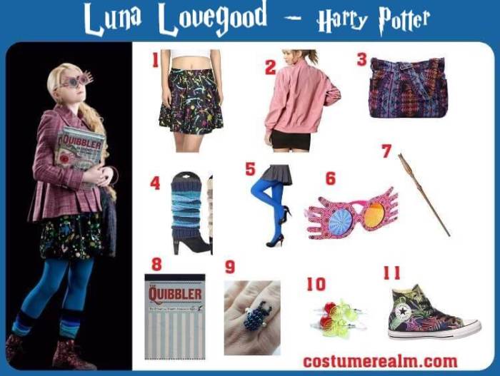 Luna lovegood costume diy