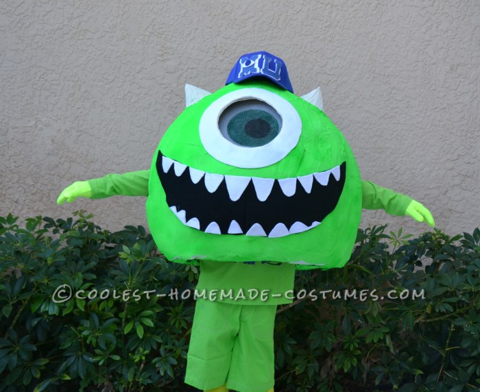 Mike wazowski costume diy