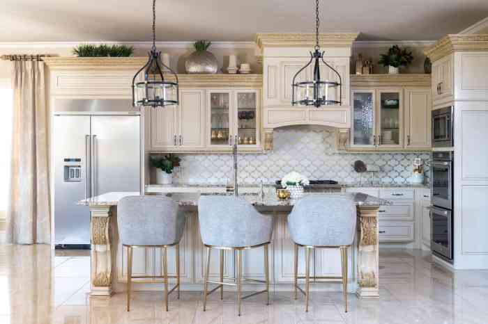 Decorating ideas for above kitchen cabinets