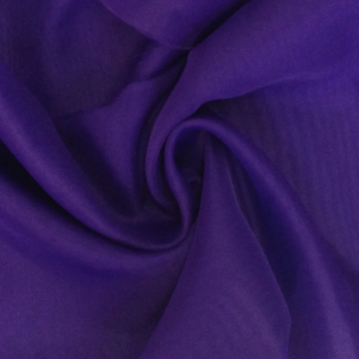 Purple sheer fabric for door decorating contest