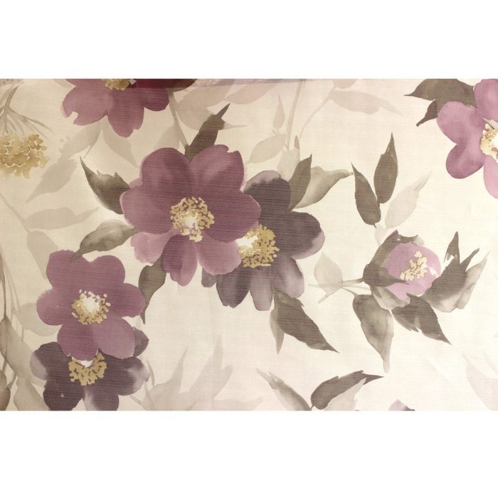 Curtains tulle purple 1pc sheer fabrics printed floral bedroom living kitchen modern room