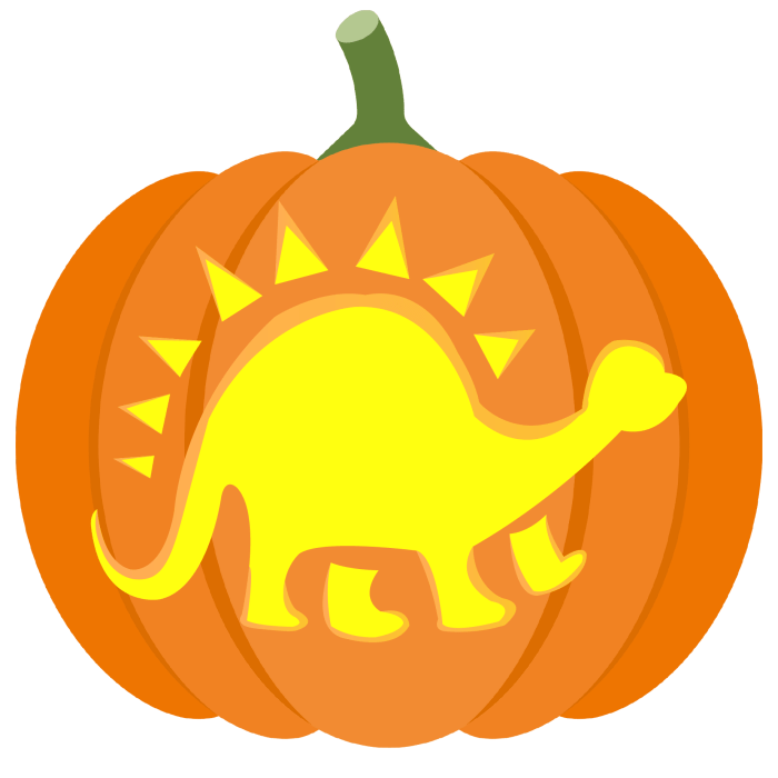 Halloween t-rex dinosaur pumpkin decorating kit